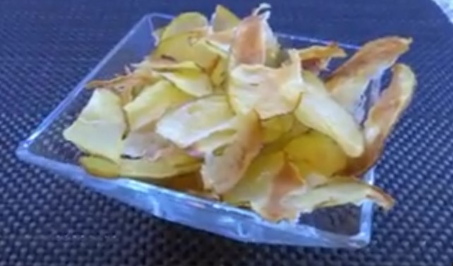 Ricetta per le Patatine Chips ( cottura al Forno , Ottime )