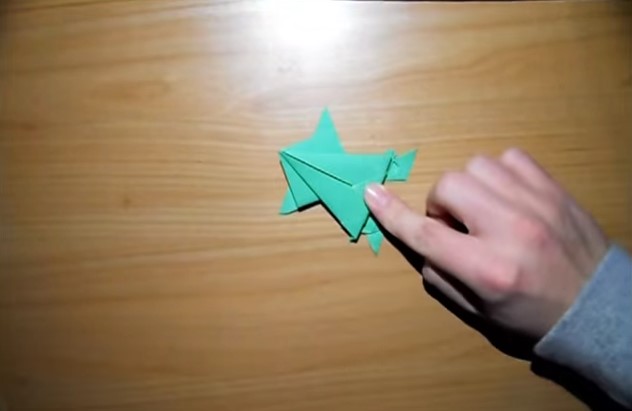 Funny , Arte dell' Origami Tutorial la Rana Salta