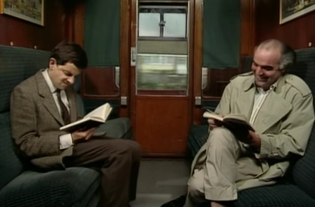 Funny , Gag in Takes the Train con Mr. Bean