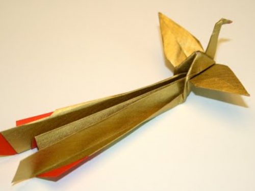 Video  DvdiV –  Funny ,  Arte  dell’  Origami  per  Creare un  Houou  ” Phoenix “