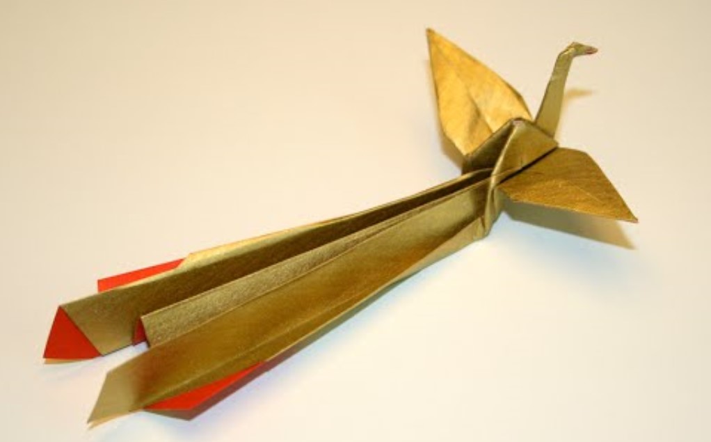 Funny , Arte dell' Origami per Creare un Houou Phoenix