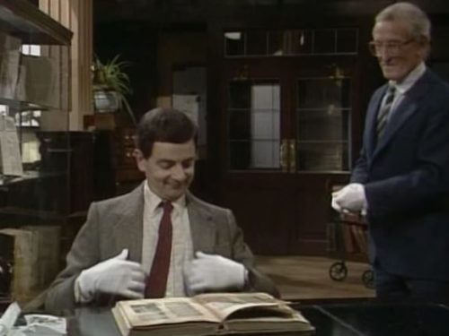 Video  DvdiV –  Funny ,  Gag  in  ” Library Destruction  ”  con il  Fantastico  Mr. Bean